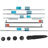 OLVINS LCD Display Adhesive Strips Tape + Opening Wheel Handle LCD Screen Removal Tools Kit Replacement for iMac 21.5" A1418