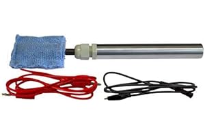 TIFOO Stylet galvanique "GalvanoBrush" pour la galvanoplastie + électrode de graphite – Pour la galvanoplastie de surfaces plus larges