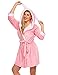 Produktbild ADOME Damen Fleece Jumpsuit Muster Einteiler Overall Strampelanzug Reißverschluss Hausanzug
