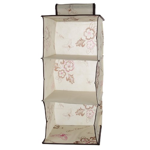 LAGUTE Hängeaufbewahrung Ordnungssystem Hängeregal Hängeschrank Hängeorganizer Organizer, atmungsaktives Vlies (3 Fächer 26*26*58 cm) - 5