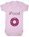 iPood. Baby Vest. (0-3 months, Pink Vest - Fuchsia Vinyl)