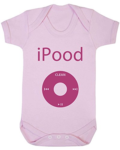 iPood. Baby Vest. (0-3 months, Pink Vest - Fuchsia Vinyl)