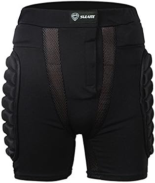 Linsone Outdoor Sports Protective Hip Pad Padded Shorts Motorcycle Motocross Racing Ski Armor Pads Mountaineer Sports Hips Legs Protective Pants Hockey Knight Gear (XXL)