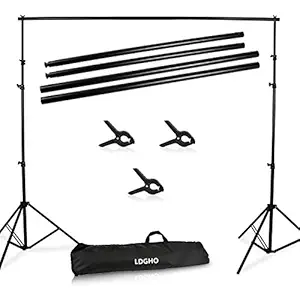 8.5 X 10FT/2.6 X 3M Background Stand Support System Kit with Carrying Case for Clamps and Canvas,for Photo Video Shooting