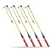 Produktbild Relaxdays Laternenstab elektrisch, 4er Set, mit LED, für Kinder, batteriebetrieben, Laternenhalter, 50 cm lang, bunt