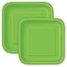 Produktbild Party Pappteller Quadratisch Kiwi GRÜN 18 cm + 23 cm - extra-stabil - 30 Einwegteller perfekt für Geburtstag, Party, Sommerfest, Kindergeburtstag & Co.