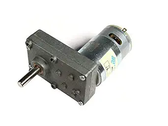 TECHDELIVERS Square Metal Gear Box Motor 200 rpm 12v DC High Torque