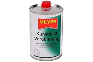 BINDULIN Algorex Langsamflüchtiger Kunstharzverdünner für Kunstharz.. Kunstharz-Verdünnung von Öl- und Alkydharzlacken, Einbrenn- und Autolacken (1000 ml)