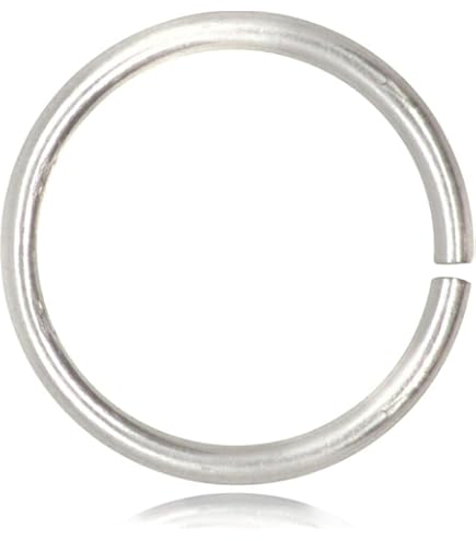 10pc 6mm Sterling Silver .925 Open Jump Rings - 20 Gauge Split Loops For Jewelry Making