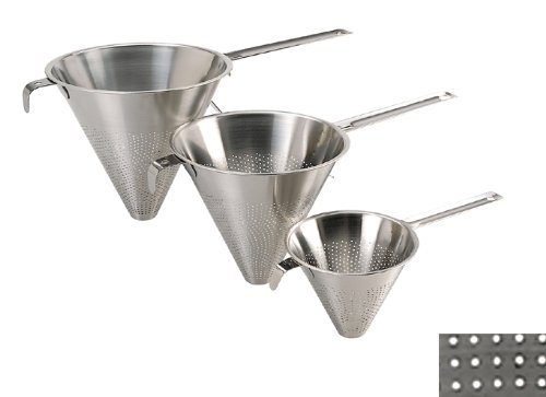 DeBuyer 3350.14N Küchenspitzsieb, Edelstahl, silber, 27,9 x 20,1 x 10,9 cm