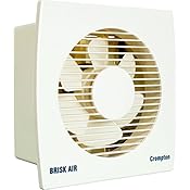 Crompton Brisk Air  HS (8-inch) Exhaust Fan –Ivory.