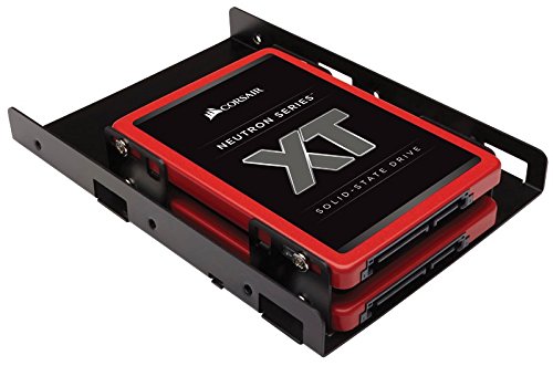 Corsair CSSD-BRKT2 - Tapa con tornillos para caja de ordenador  154 x 108 x 28 mm   negro