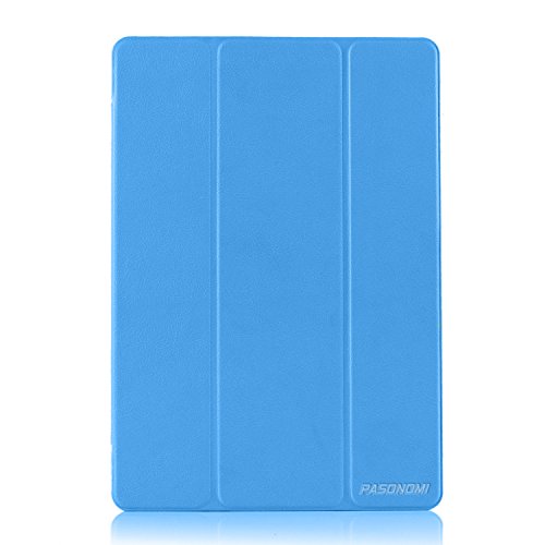 Pasonomi   Funda y Soporte de Cuero Sint  tico para Galaxy Tab A 8 0 SM-T350 para Funci  n de Auto Wake Sleep  Azul 