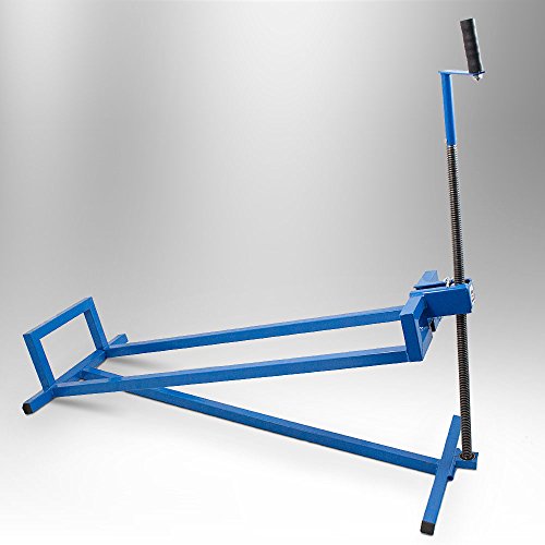 BITUXX® Hebevorrichtung Reinigungshilfe Rasentraktor-Heber Aufsitzmäher Mowerlifter 400kg Belastung +40° Neigung +100cm Auffahrbreite – Bild 4