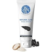 The Moms Co. Natural Clay Face Wash with Moroccan Lava Clay &amp; Activated Charcoal l Purifies,Detoxes &amp;Glowing l Normal to Oily Skin 100ml