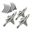 Produktbild Trophy Taker Shuttle T-LOK 125 Grain Broadheads Combo Pack - 1 Pack of Broadheads & 1 Pack of Replacement Blades