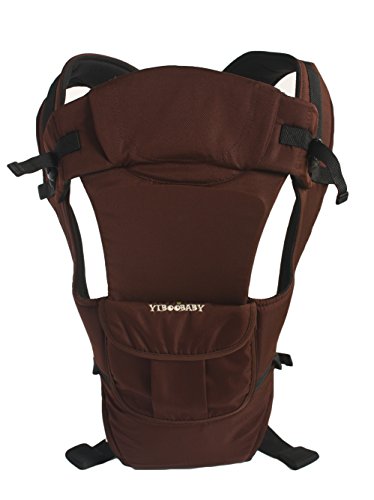 YIBOO Baby Stylish Adjustable Flexible Baby Sling Carrier(Coffee)
