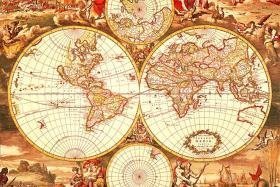 Preisvergleich Produktbild Historical World Map 1000 Piece Puzzle by Tomax