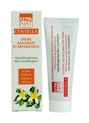 CYTOLNAT Centella 50 ml, Crema reparadora y calmante - Centella Asiática - Hipoalergénica y no comedogénica