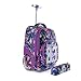 Produktbild Aluminiumlegierung Rollbarer Rucksack Hohe Kapazität Treppen Steigen Rollende Schultasche Gut Für Weiterführende Schule, College-Rucksack Wasserdicht Reiserucksack Perfekt Für Männer Und Frauen 18033T,D