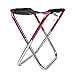 Produktbild DNSJB Klappstuhl Hocker Tragbare Camping Outdoor Angeln Zug Hocker Camp Stuhl Hohe Qualität (Farbe : Red)