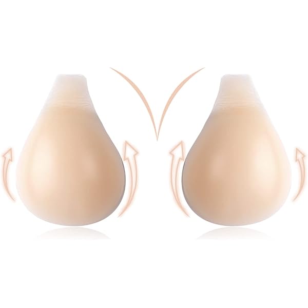 VicSec Reggiseno Adesivo In Silicone Push Up Invisibile Donna Copricapezzoli Basic Autoadesiva Riutilizzabili Coppa Senza Spalline Imbottito Pasta Per Seno Abito Costumi Da Bagno - Foto 3