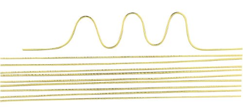 Rayher - 2404900 - Messing-Draht, 40 cm, 2 mm ø, SB-Btl. 5 Stück