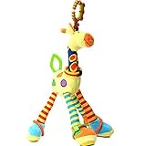 WANGSCANIS Baby Toddler Plush Activity Crib Stroller Soft Toys Hanging BB Giraffe