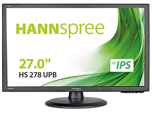 Hannspree Hanns.G HS 278 UPB LED Display 68,6 cm (27") Full HD LCD Noir - Écrans Plats de PC (68,6 cm (27"), 1920 x 1080 Pixels, Full HD, LED, 5 ms, Noir)