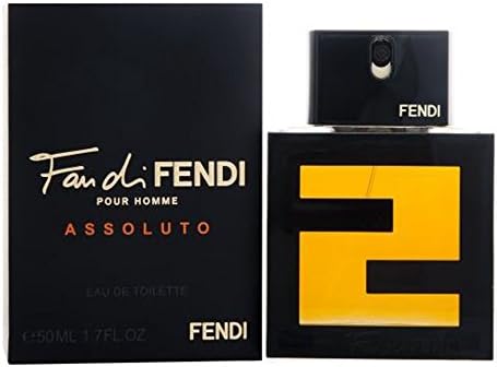 New Mens Fendi Fan Di Fendi Assoluto 50ml Eau de Toilette Fragrance Spray