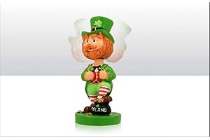 Elgate Paddy O'Shamrock - Leprechaun Bobble Head Figurine, Green