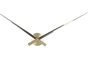 KARLSSON Zegar ścienny Little Big Time aluminium pozłacany, aluminium, 90 cm