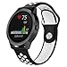 Produktbild Liqiqi Ersatz-Armband für Garmin vivoactive 3 Armbänder, Weiches Silikon, schweißfest, Sportarmband für Garmin vivoactive 3 schwarz/weiß