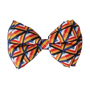 Lana Paws Retro Geometric Pattern Dog Bow Tie (Adjustable)