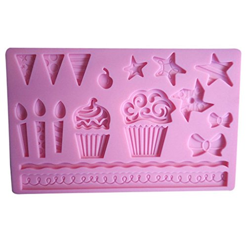 Preisvergleich Produktbild MagiDeal Silikon Fondantkuchen SILIKON AUSSTECHER Ausstechform Marzipan Fondant