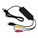 Produktbild USB Audio Video Grabber, Easy-Link Video Capture Karte VHS auf DVD Konverter für Mac OS – Driver Free - VHS Videoadapter zur Bearbeitung VHS Videos digitalisieren auf Mac