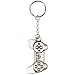 Price comparison product image Playstation Keyring Keychain Controller Key Ring Keychain Metal Official PS4 One Size