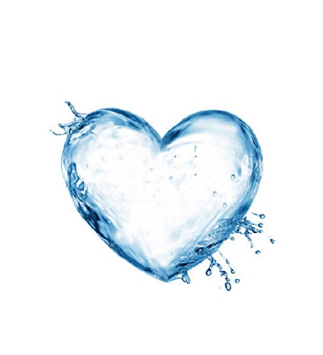Wenko 21623500 Waschbeckenstöpsel Pluggy Water Heart Abfluss-Stopfen, für alle handelsüblichen Abflüsse, Kunststoff, Mehrfarbig, 3,9 x 3,9 x 6,5 cm - 4