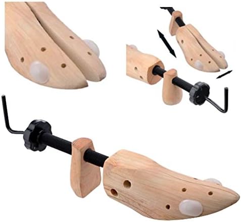 2 X Mens Gents Shoe Stretchers Tree Wooden Shaper Bunion Corn Blister Size 7-12