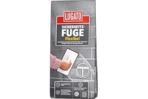 Lugato Sicherheitsfuge Flexibel schwarz 1 kg - Fugenmörtel