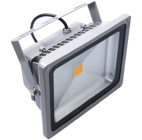 Auralum® 50w LED Fluter Außenstrahler 4500Lumen 230V IP65 Warmweiß - 2