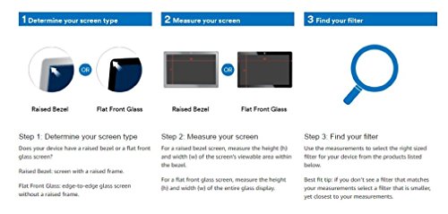 3M PF24.0W Blickschutzfilter Standard für Desktops 61,0 cm Weit (entspricht 24,0″ Weit) 16:10 - 6