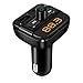 Produktbild Vetomile Bluetooth FM Transmitter, Auto Radio KFZ, Quick Charge, Dual USB 5V/2,4A, 5V/1A, LED Anzeige, SD-Karten Slot, U Stick unterstütz, Freisprecheinrichtung, für Handy, ios, Android, iPhone, iPad