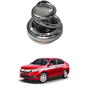 PRIKNIK Solar Energy Rotating Car Perfume with Long Lasting Organic Fragrance, Feel-Good Premium Car Air freshener Compatible with Honda Amaze