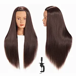 Brown-1: Hairginkgo Mannequin Head 26