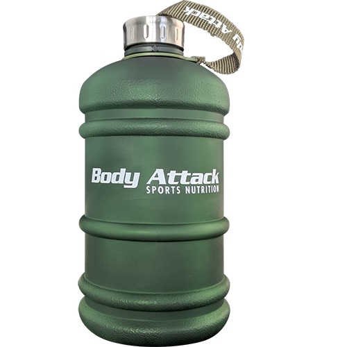 Preisvergleich Produktbild Body Attack XXL Water Bottle, Matt-Olivgrün