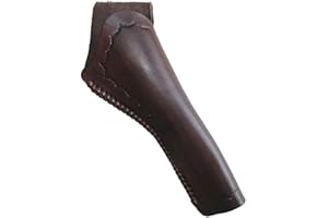 WESTERN RANCH Westernholster Holster Holstertasche Oldstyle rechts oder Links braun für Navy Colt, Armee Colt Echtleder Oldstyle Handarbeit (Rechtshänder)
