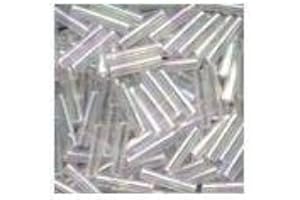 Mill Hill Glass Med Bugle Beads, 9mm - Crystal 80161