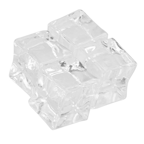 Dekoeis, Deko Eiswürfel, 20Stück Winterdekoration, Eisimitat, natur, klar,Streudeko für Hochzeiten - 2.5cm