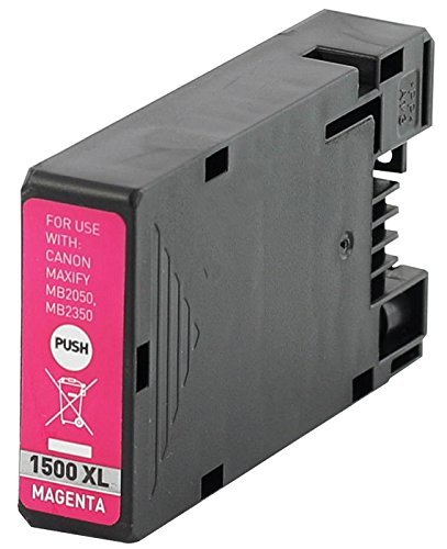 4 Druckerpatronen kompatibel für Canon PGI-1500 XL Black Cyan Magenta Yellow für Maxify MB 2050 2150 2350 2750 - 5